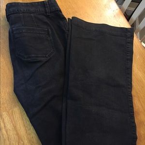 Black Loft Flared Jeans Size 6